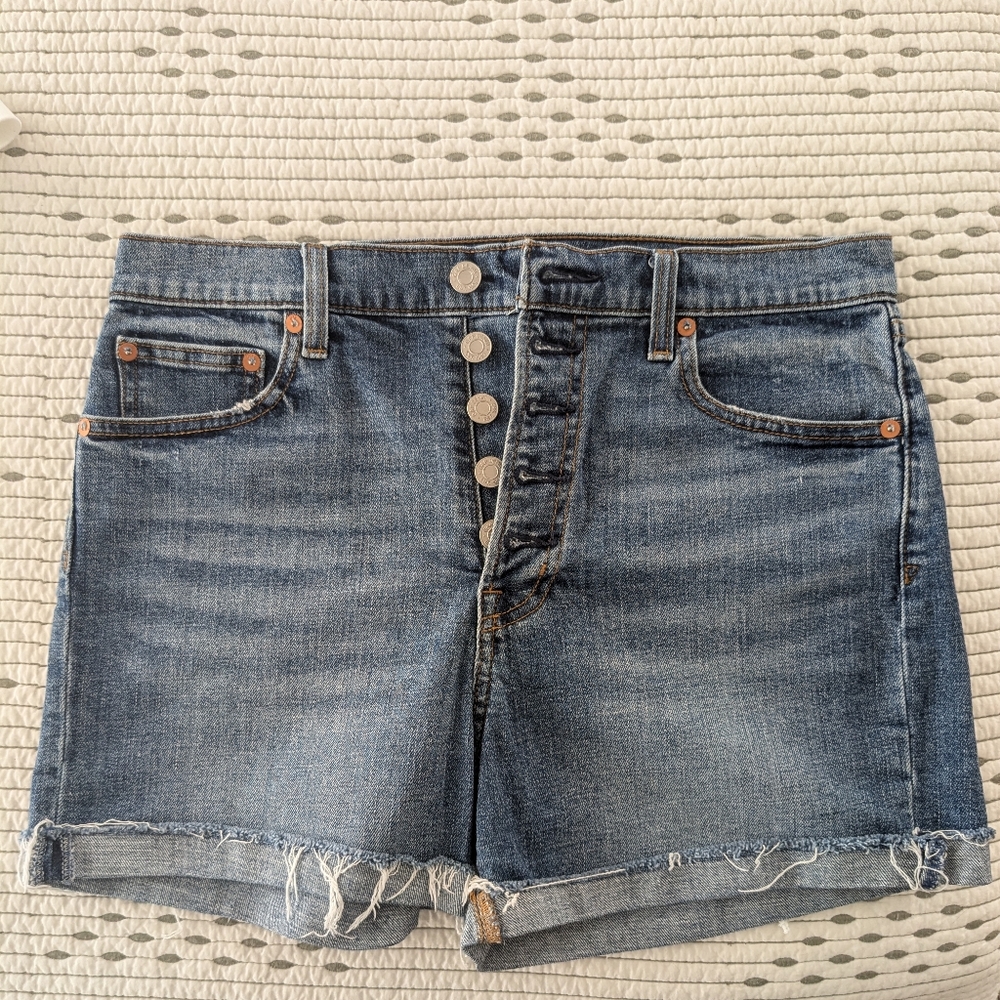 GAP Women's Blue Denim Jean Shorts